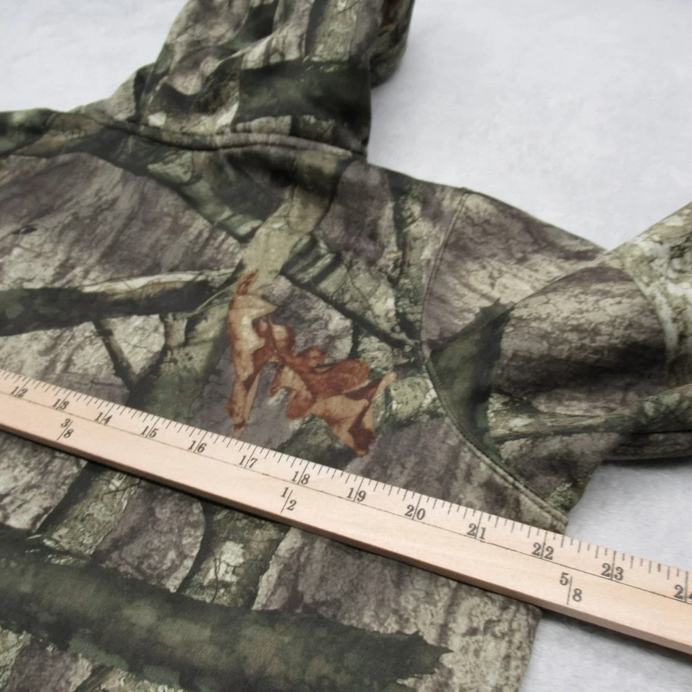 Under Armour Hoodie Youth XL Green Realtree Camo Pullover Fleece Outdoor Hunting